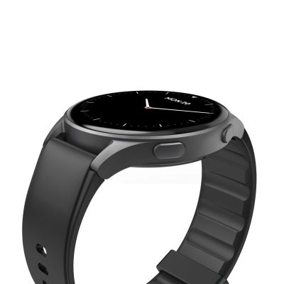 5. Hama 8900 GPS AMOLED Smartwatch 1.43" with Silicone Strap - Black