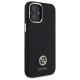 4. Guess Silicone Logo Strass 4G Case for iPhone 16 - Black