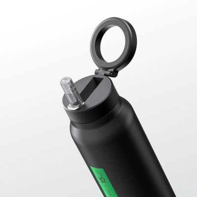 10. AmazingThing Magnetic Water Bottle with MagSafe Compatible Holder for Sports and Training - Black