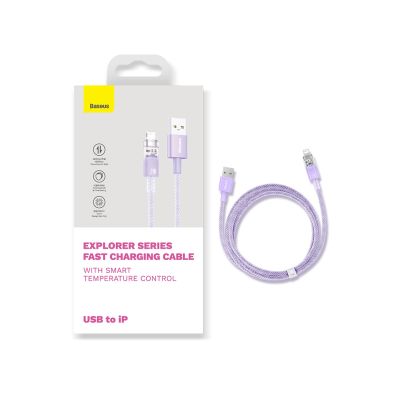 20. Baseus Explorer Series cable USB - Lightning 2.4A 2 m white (CATS010102)