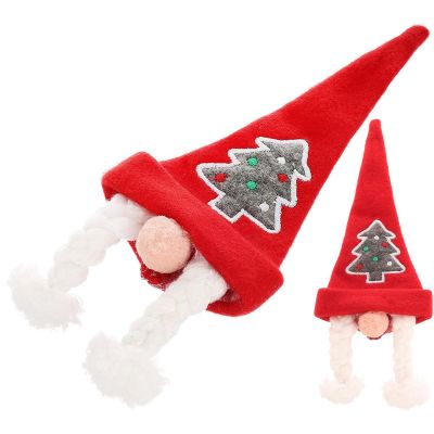 5. CHRISTMAS DECORATION MRS. CLAUS BOTTLE COVER CUTLERY NAPKINS