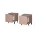 2. NOVA bedside table 44x40x52 pink matt