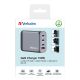 7. Verbatim GaN GNC-100 4-PORT 100W/USB A/C Mains Charger (EU/UK/US)