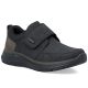 7. Rieker B1854-00 men's comfortable black Velcro shoes