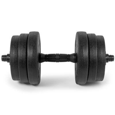 9. 4-in-1 Weight Set (Barbell, Dumbbells, Kettlebell, Push-Up Handles) Spokey PONDUS SET 20 kg
