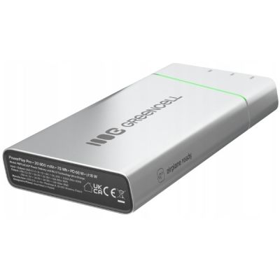 26. Green Cell Powerbank PowerPlay Pro 20800mAh 65W 3x USB PD manufactured in Poland