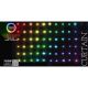 9. CHRISTMAS TREE LIGHTS LIGHT CURTAIN OUTSIDE/INTERNAL 240 LED 600X60CM WITH REMOTE CONTROL RGB COLOR