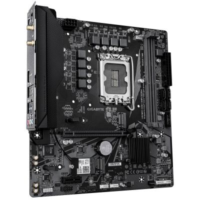 3. Gigabyte H610M D3H WIFI DDR4 motherboard | Intel processor family | LGA1700 processor socket | Supported hard drive interfaces SATA, M.2 | Number of SATA connectors: 4