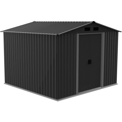 8. METAL GARDEN TOOL HOUSE 257X257X202CM