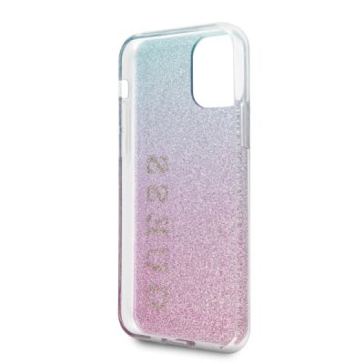 5. Guess GUHCN65PCUGLPBL iPhone 11 Pro Max rose blue/pink blue hard case Glitter Gradient