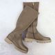 10. Women's khaki platform boots Potocki 25-12729