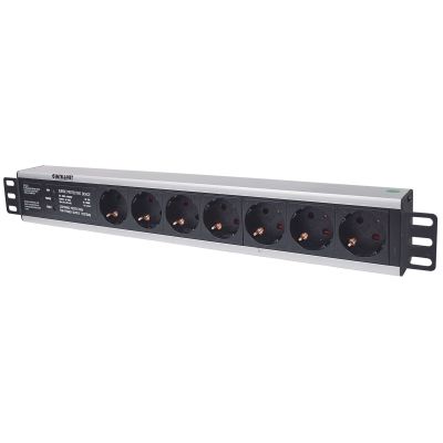 19" 1.5U IEC60884 Intellinet Rackmount Power Strip (3m)