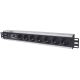 19" 1.5U IEC60884 Intellinet Rackmount Power Strip (3m)