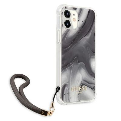 4. Guess GUHCP12SKSMAGR iPhone 12 mini 5.4" grey/grey hardcase Marble Collection