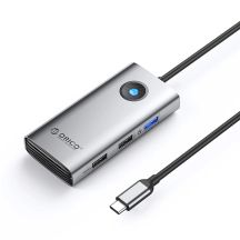 Orico PW11-5P USB-C Hub Docking Station 1x USB-A 3.0 + 2x USB-A 2.0 + 1x USB-C PD + 1x HDMI - Gray