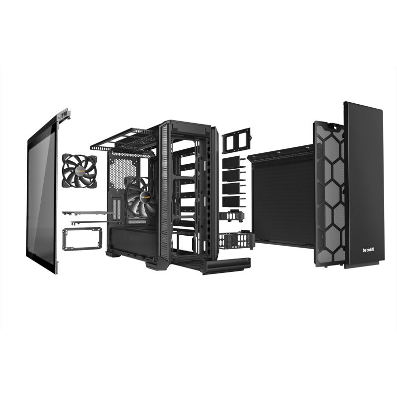 4. BE QUIET! SILENT BASE 601 BGW26 Case (ATX, Extended ATX, Mini ATX, Mini ITX; Black)