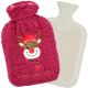 2. XMAS RUBBER HOT WATER BOTTLE 2L RED