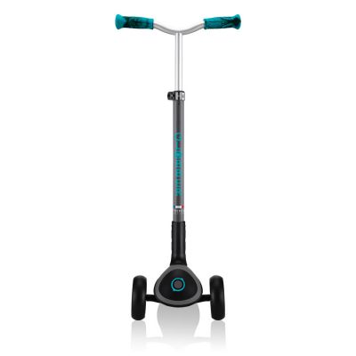 22. Globber Master Prime 3-Wheel Scooter / Black - Teal 664-105