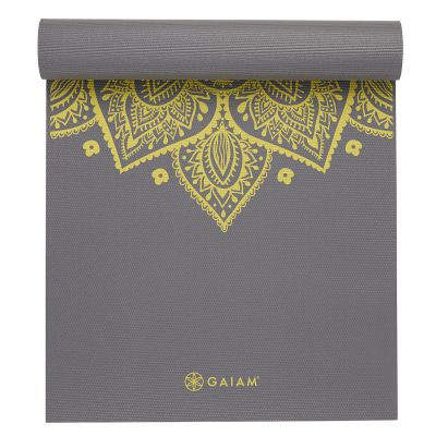 8. Gaiam yoga mat "CITRON SUNDIAL" 6mm 61333