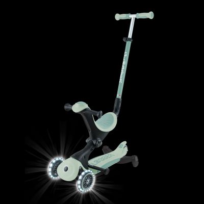 5. Three-wheeled scooter with a ride-on seat GO•UP DELUXE LIGHTS ECOLOGIC 360 (697-505)