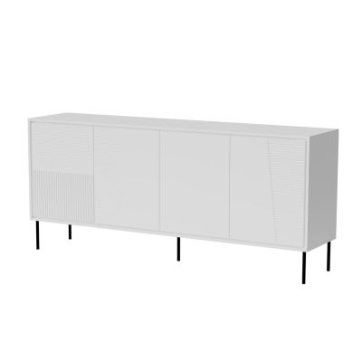 Chest of drawers 4D ABI 200x45x88 white matt