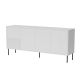 Chest of drawers 4D ABI 200x45x88 white matt