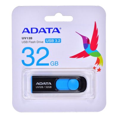 2. Flash drive ADATA UV128 AUV128-32G-RBE (32GB; USB 3.0; black)
