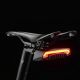 2. Rockbros LKWD-R1 Rear Bike Light with Laser and Remote Control + Micro USB Cable - USB-A - Black