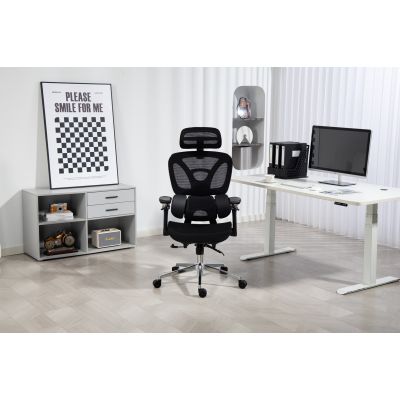 24. Activejet ergonomic office chair YK848, black
