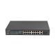 LANBERG SWITCH RACK 19" 16X 100MB POE+/2X COMBO GIGABIT 150W UNMANAGED RSFE-16P-2C-150