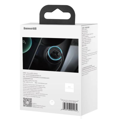 6. Baseus Golden Contactor Pro fast car charger USB Type C / USB 40 W Power Delivery 3.0 Quick Charge 4 + SCP FCP AFC gray (CCJD-0G)