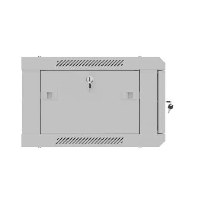 12. LANBERG WALL-HUNG RACK CABINET 19" 4U 600X450 GRAY METAL DOOR (FLAT PACK)