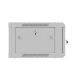 12. LANBERG WALL-HUNG RACK CABINET 19" 4U 600X450 GRAY METAL DOOR (FLAT PACK)