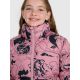 5. Girls' down jacket with synthetic filling 4F 4FJRAW25TDJAF0748-54A
