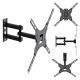 8. MACLEAN TV MOUNT / HANGER 32-55'' MACLEAN TV MOUNT / HANGER, MAX VESA 400X400, 32-55", UP TO 25KG, BLACK, TILT ADJUSTMENT