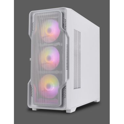 4. Nanoxia DS-9ARGB-W Midi Tower Computer Security & Mounts White
