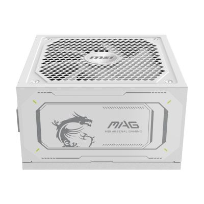 2. MSI MAG A1000GL PCIE5 WHITE Power Supply Module 1000W 24-pin ATX ATX White