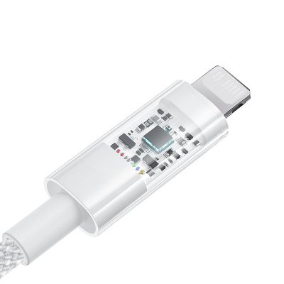 3. Baseus Gem USB C-IP Cable 20W 1m (white)