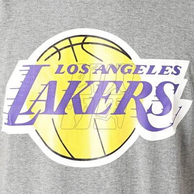 2. Mitchell &amp; Ness NBA Los Angeles Lakers Team Logo Tee M BMTRINTL1268-LALGYML