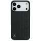 3. Mercedes Leather Laurel Leaves MagSafe Case for iPhone 17 Pro Max - Black