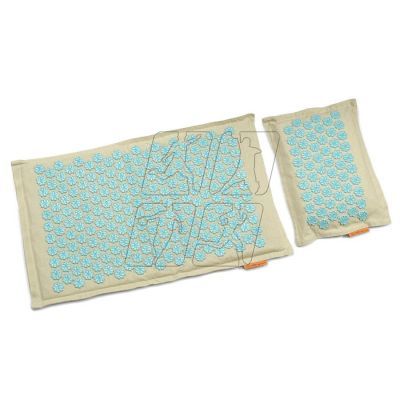 10. Acupressure mat + SMJ sport pillow YG009 Premium Eco (flax, coconut, buckwheat)