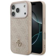 Guess 4G Small Classic Logo MagSafe Case for iPhone 18 Pro / 17 Pro - Pink