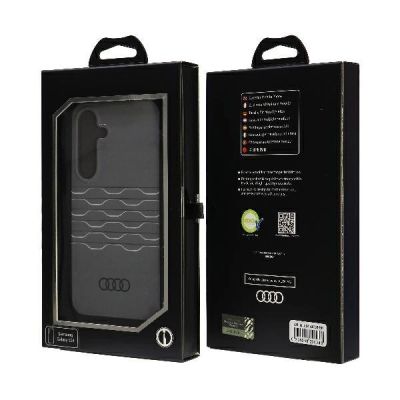 7. Audi IML Geometric Pattern Case S24 S921 black/black hardcase AU-IMLS24-A6/D3-BK