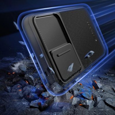 6. Tech-Protect Velar Cam+ Case for Samsung Galaxy A55 5G - Black