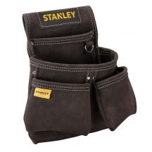 Belt pouch with 3 compartments and tape holder