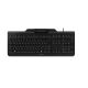 CHERRY SECURE BOARD 1.0 Keyboard with NFC, Smart Card Reader (CCID), USB, UK, Key Switch: CHERRY LPK