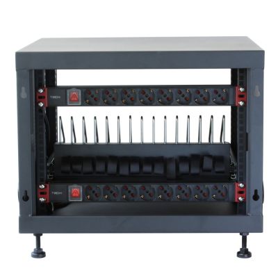 8. TECHLY 14-SLOT MOBILE DEVICE CHARGING STATION