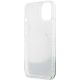 7. Guess Liquid Glitter Marble case for iPhone 14 - white