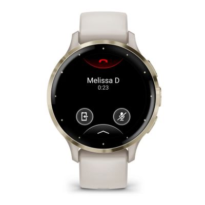 2. Garmin Venu 3S 3.05 cm (1.2") AMOLED 41 mm Digital 390 x 390 px Touchscreen Gold, Ivory Wi-Fi GPS
