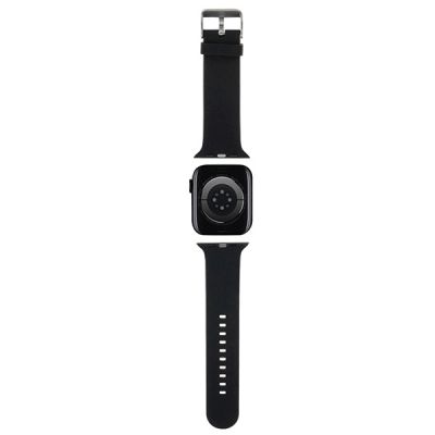 2. Karl Lagerfeld 3D Rubber Karl&Choupette Heads strap for Apple Watch 38/40/41mm - black
